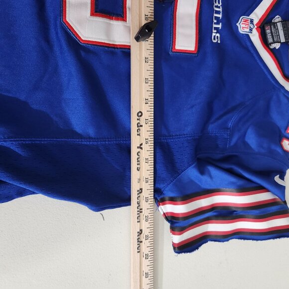 NFL Buffalo Bills Taylor 5 Blue boys XL Jersey By Nike flaw cropped - Picture 16 of 16